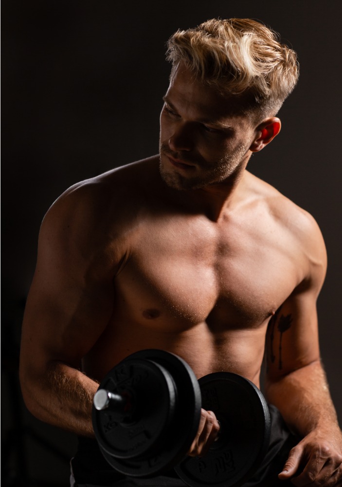 Kraft getankt für neue Gewichte mit CBD